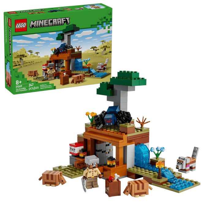 LEGO Minecraft: A Expedi&ccedil;&atilde;o da Mina do Armadilho, 247 Pe&ccedil;as (21269) image number 0