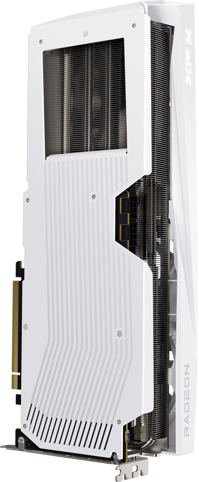 Gr&aacute;fica XFX Radeon RX 9070 XT Quicksilver Gaming White Triple Fan 16GB GDDR6 image number 2