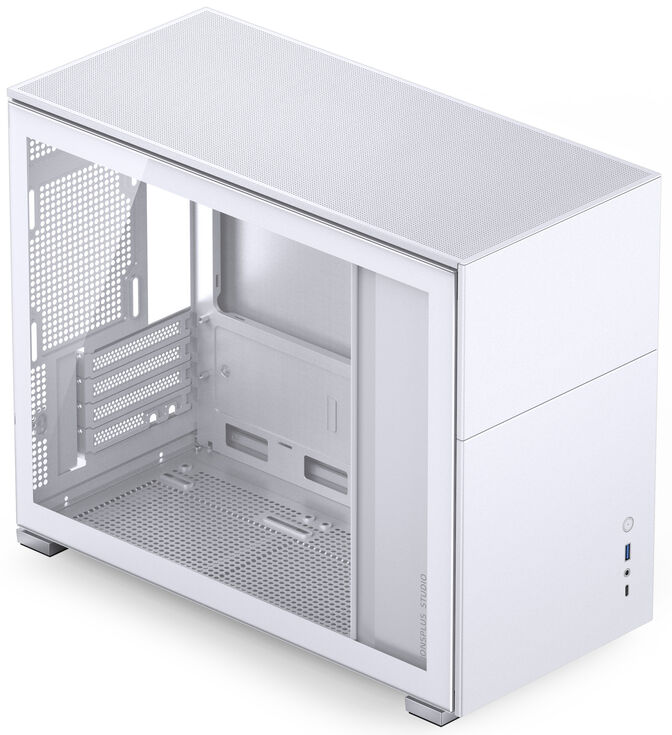 Caixa Micro-ATX Jonsbo D31 STD Vidro Temperado Branco image number 1