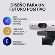 Webcam Logitech Brio 500 Full HD 1080p USB-C Branco image number null