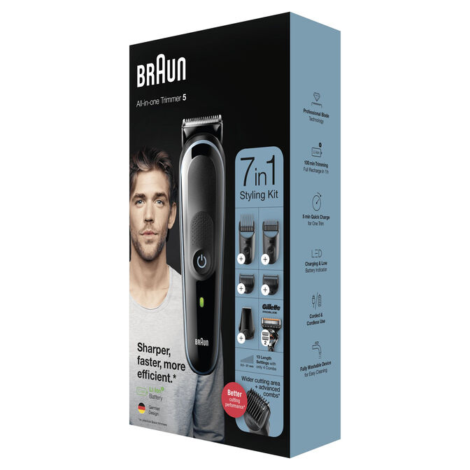 Barbeiro Braun MGK5345 7 em 1 image number 1
