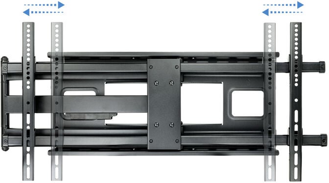 Suporte de Parede Tooq Tilt 43" a 80" Max. 50kg Preto image number 6