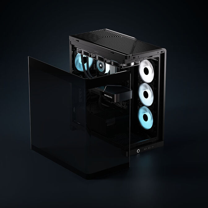 Caixa E-ATX Corsair 4500X RS-R ARGB Preto Vidro Temperado image number 17