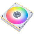 Ventoinha Lian Li UNI FAN CL120 FLEX Wireless RGB Reverse Blade PWM Branco 120mm image number null
