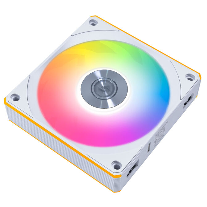 Ventoinha Lian Li UNI FAN CL120 FLEX Wireless RGB Reverse Blade PWM Branco 120mm image number 2