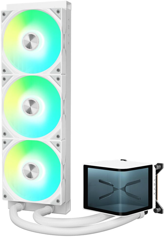 Water Cooler CPU TRYX Panorama Upgraded 360 ARGB Branco image number 0