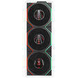 Ventoinha Lian Li UNI FAN TL120 LCD FLEX Wireless Preto 120mm (Pack 3) image number null