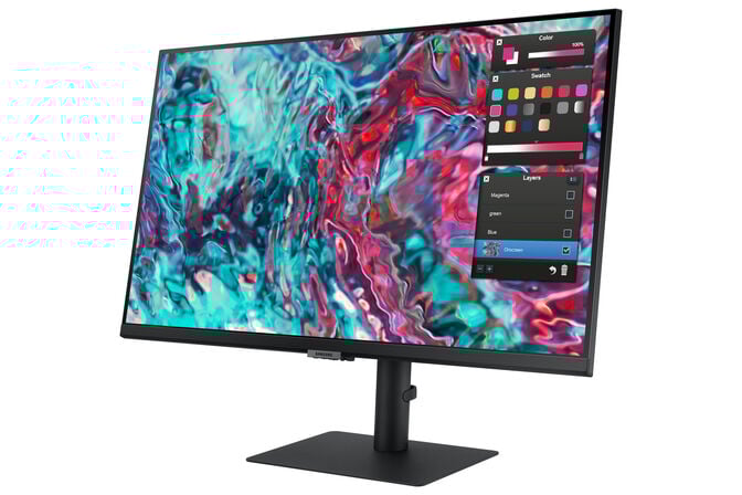 Monitor Samsung 27" S80PB IPS 4K 60Hz 5ms Flicker Free HDR10 image number 9