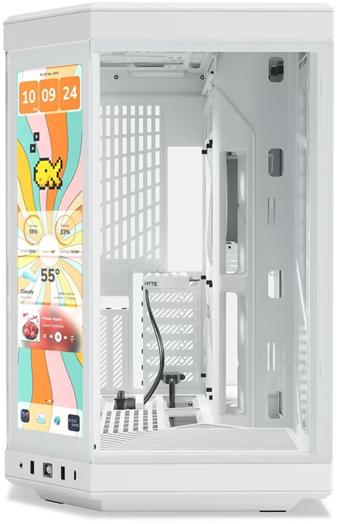 Caixa ATX Hyte Y70 Touch Infinite Vidro Temperado Branco image number 1