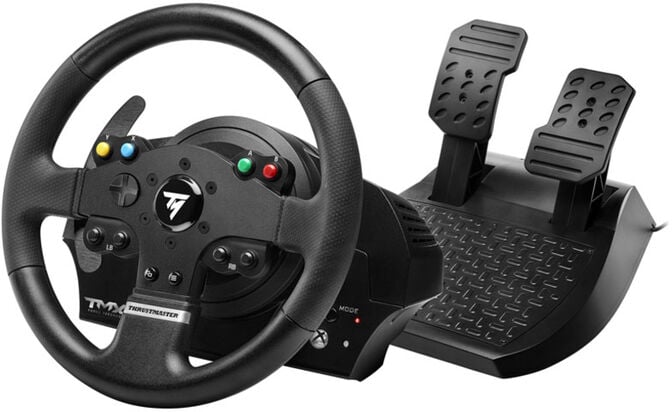 Volante + Pedais Thrustmaster TMX Force Feedback Leather XONE / PC image number 0