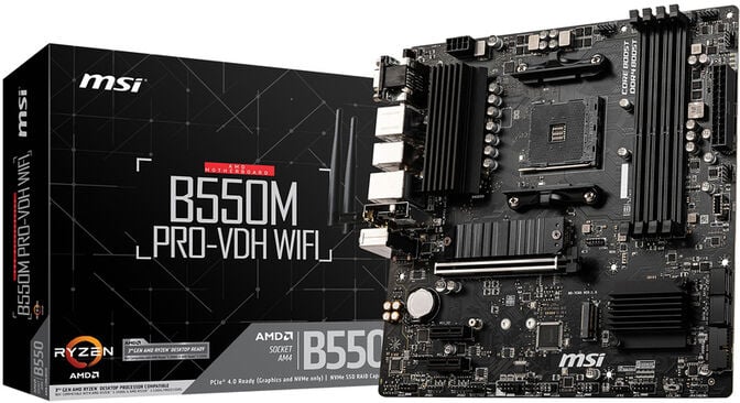Motherboard MSI B550M PRO-VDH WIFI&nbsp; image number 0