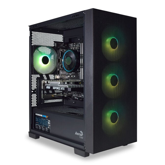 Computador AURA Gamer-PC Intel i3 12100F 16GB DDR4 500GB RTX 3050 WiFi W11 image number 1