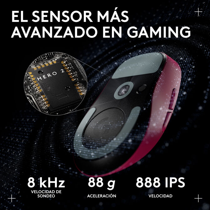 Rato Logitech G PRO X Superlight 2C 44000DPI Lightspeed Wireless Rosa image number 2