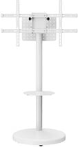 Suporte M&oacute;vel de Ch&atilde;o Ewent EW1550 Heavy-Duty Mobile TV Floor Stand 37" - 86" Branco image number null