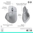 Rato &Oacute;ptico Logitech MX Master 4 Advanced Wireless 8000DPI Offwhite image number null