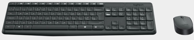 Teclado + Rato Logitech MK235 Wireless PT image number 1