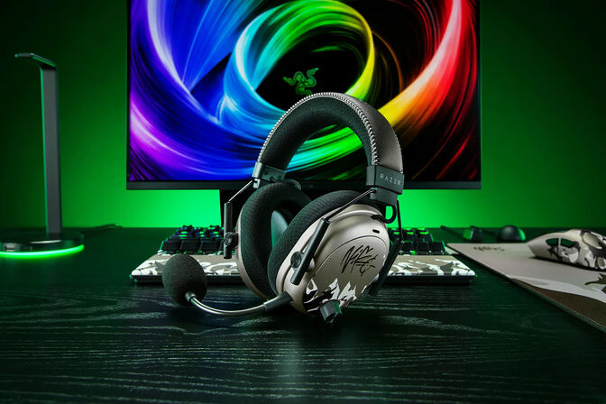 Headset Razer BlackShark V3 Pro Wireless/Bluetooth Preto NiKo Ed. image number 5