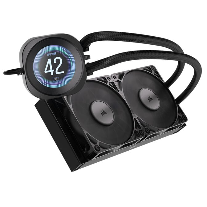 Water Cooler CPU Corsair NAUTILUS RS LCD 240mm Preto image number 0