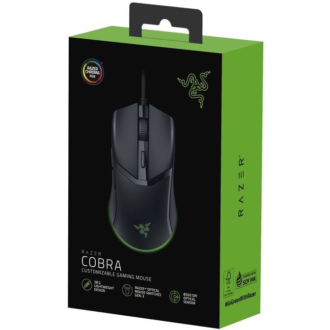Rato Razer Cobra RGB 8500DPI Preto image number 4