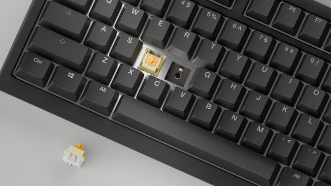 Teclado Mec&acirc;nico Ducky One X 100% Wireless Black RGB Ducky Linear Inductive Switch (PT) image number 4