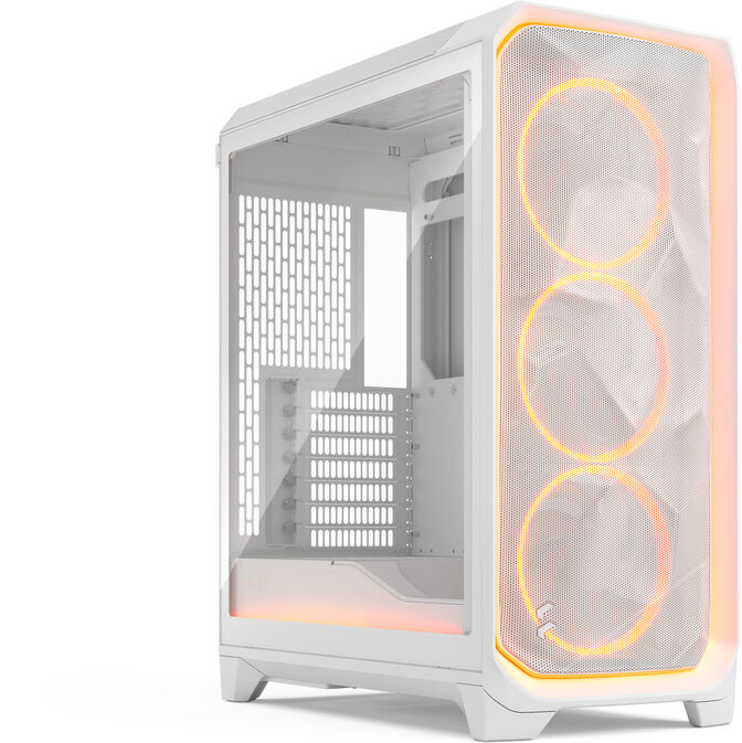 Caixa E-ATX Fractal Design Meshify 3 Ambience Pro RGB Branca TG Clear Tint image number 4