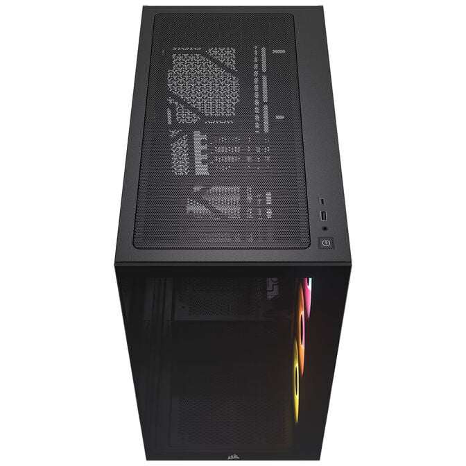 Caixa Micro-ATX Corsair 2800X RS-R ARGB Preta Vidro Temperado image number 2