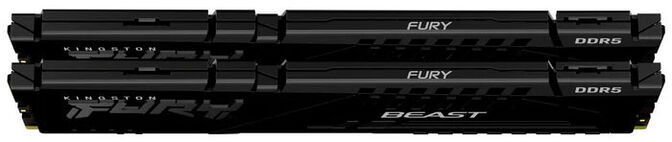 Kingston Kit 32GB (2 x 16GB) DDR5 5600MHz FURY Beast Preto CL36 image number 2