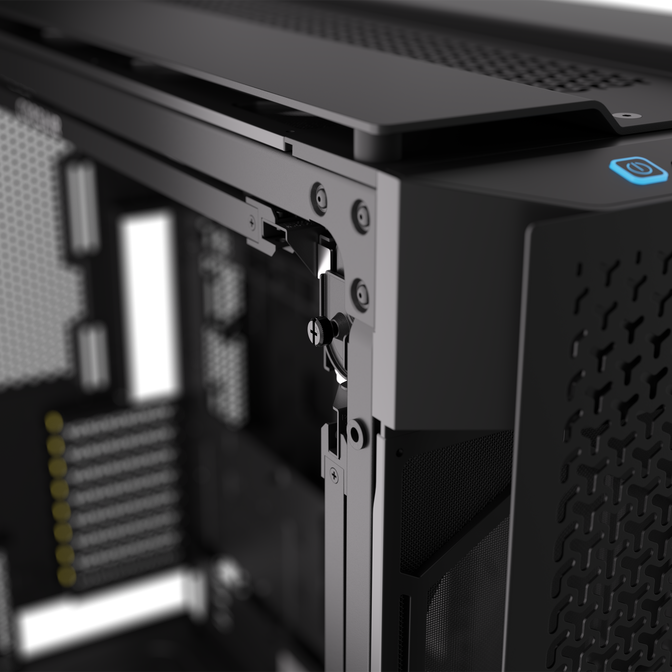 Caixa E-ATX Corsair 9000D RGB Airflow Preta Vidro Temperado image number 13