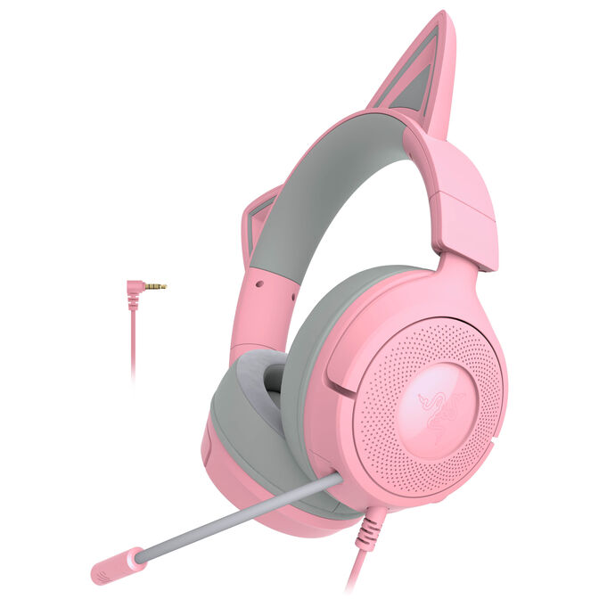 Headset Razer Kraken Kitty V3 X Wireless/Bluetooth Quartz image number 1