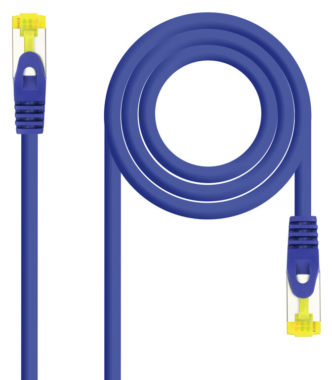 Cabo de Rede Nanocable RJ45 LSZH CAT.6A SFTP AWG26 2 M Azul image number 0