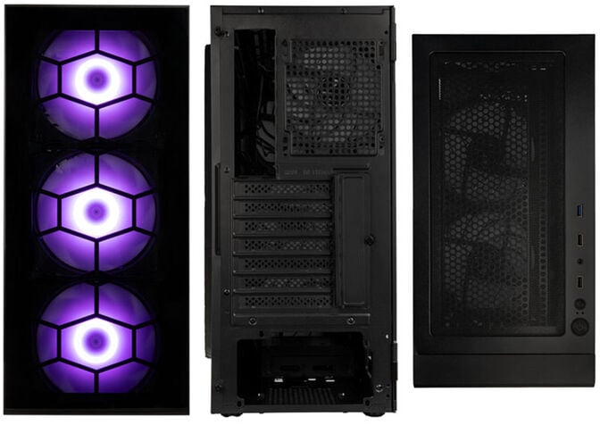 Caixa ATX Kolink Observatory HF Plus Glass ARGB Preto image number 7