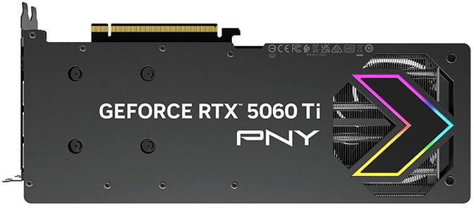Gr&aacute;fica PNY GeForce&reg; RTX 5060 Ti Gaming RGB Triple Fan OC 16GB GDDR7 DLSS4 image number 7
