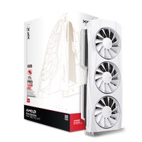 Gr&aacute;fica XFX Radeon RX 9070 XT Quicksilver Gaming White Triple Fan 16GB GDDR6