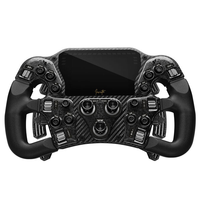 Volante Asetek SimSports Invicta Formula 4.3" LCD, USB-C, Black on Black Edition image number 3