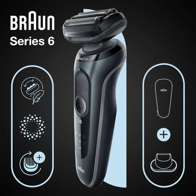 M&aacute;quina de Barbear Braun Series 6 61-N1200S image number 3