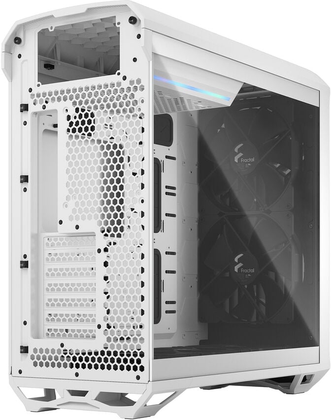 Caixa E-ATX Fractal Design Torrent White Tempered Glass image number 4