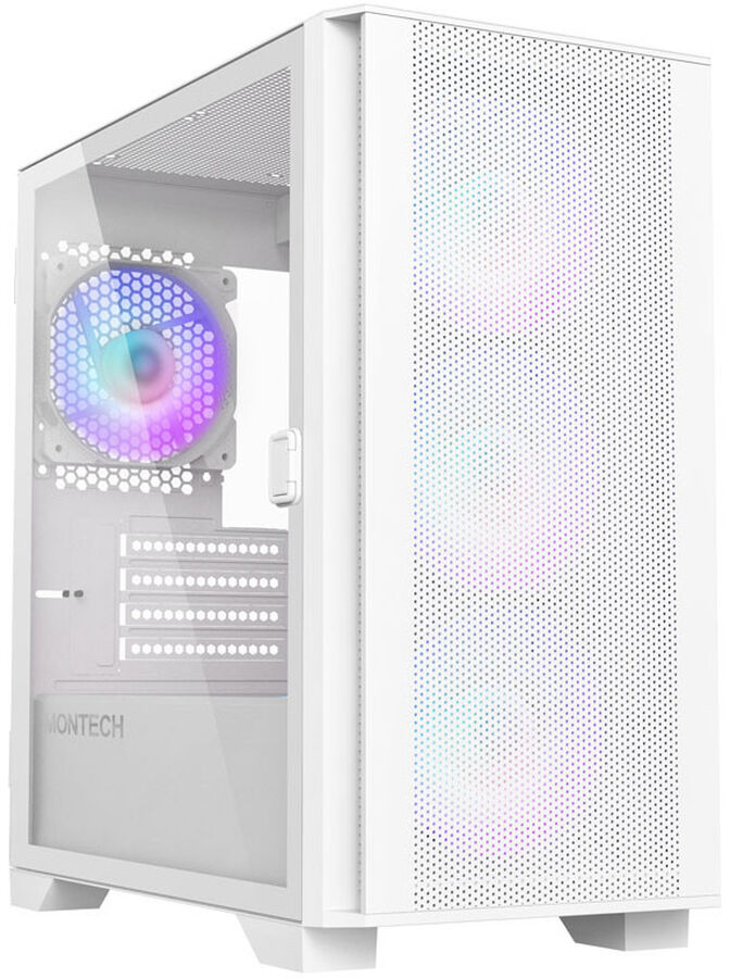 Caixa Micro-ATX Montech AIR 100 ARGB Vidro Temperado Branco image number 0