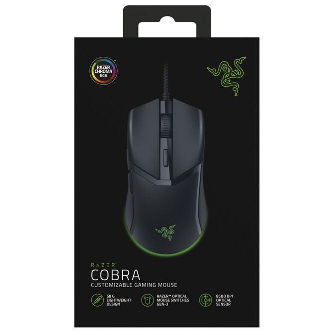 Rato Razer Cobra RGB 8500DPI Preto image number 6