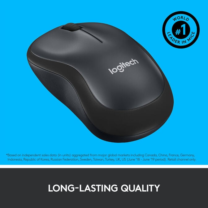 Rato Logitech M220 Silent Wireless Preto image number 6