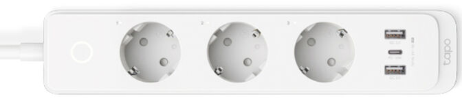 R&eacute;gua Inteligente TP-Link Tapo P300 Wi-Fi 3 Tomadas + 2xUSB-A QC3.0 + USB-C PD 18W image number 0