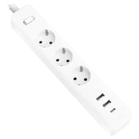 R&eacute;gua de Alimenta&ccedil;&atilde;o Xiaomi 20W Power Strip (2C1A) EU