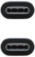 Cabo USB 2.0 3A Nanocable USB-C M/M 2 M Preto image number null