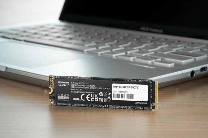 SSD KLEVV CRAS C715 Gen3 512GB M.2 NVMe 2280 (3200/2000MB/s) image number 15