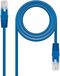 Cabo de Rede Nanocable RJ45 CAT.6 UTP AWG24 25 CM Azul