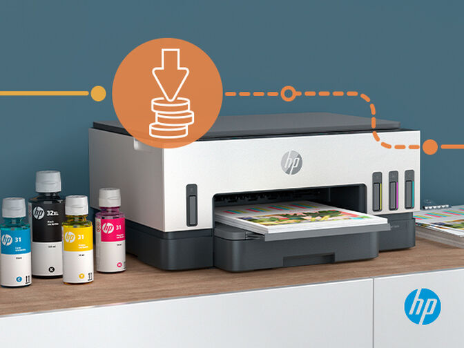 Impressora Multifun&ccedil;&otilde;es a Jato de Tinta HP Smart Tank 7005 All-in-One WiFi image number 6