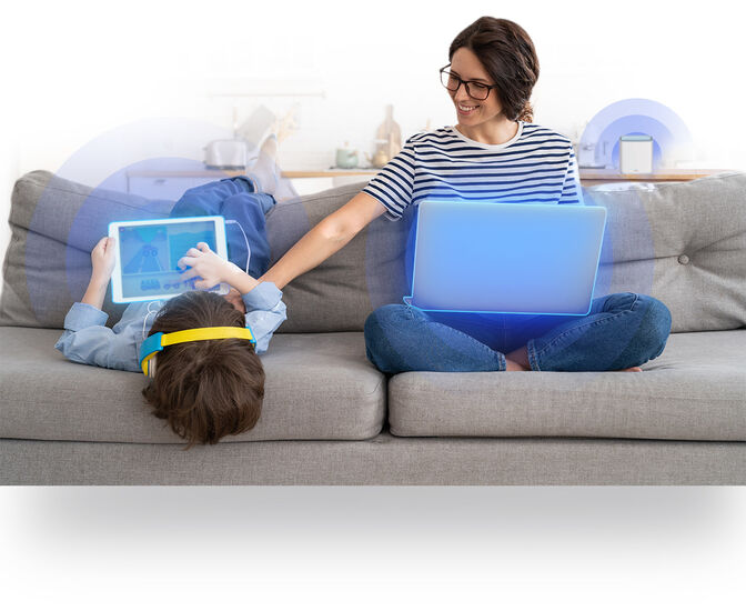 Sistema Mesh D-Link EAGLE PRO AI AX3200 Whole-Home Mesh Wifi System (Pack 2) image number 6