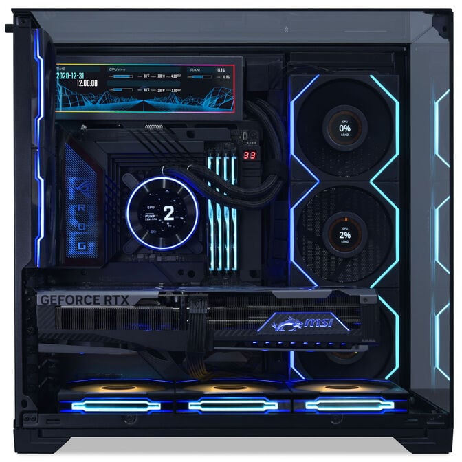 Monitor Port&aacute;til Lian Li 8.8" Preto image number 8