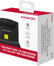 Leitor cart&atilde;o cidad&atilde;o/Smart CardSD/microSD/SIM AXAGON CRE-SM2 - USB 2.0 image number null