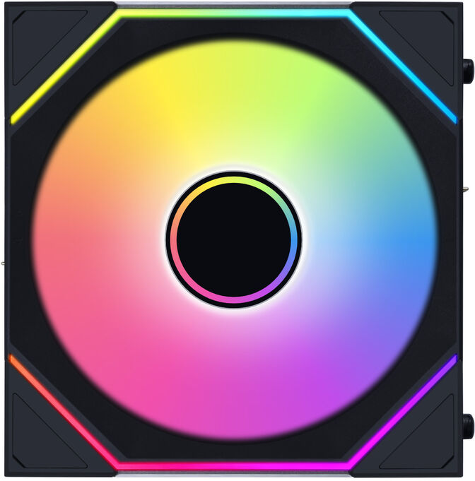 Ventoinha Lian Li UNI FAN SL120 Infinity Wireless RGB Reverse Blade PWM Preto 120mm (Pack 3) image number 4