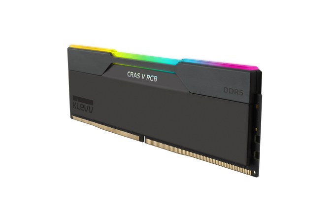 KLEVV Kit 32GB (2 x 16GB) DDR5 CRAS V 6000MHz CL28 RGB Obsidian Black (Intel XMP/AMD Expo) image number 10